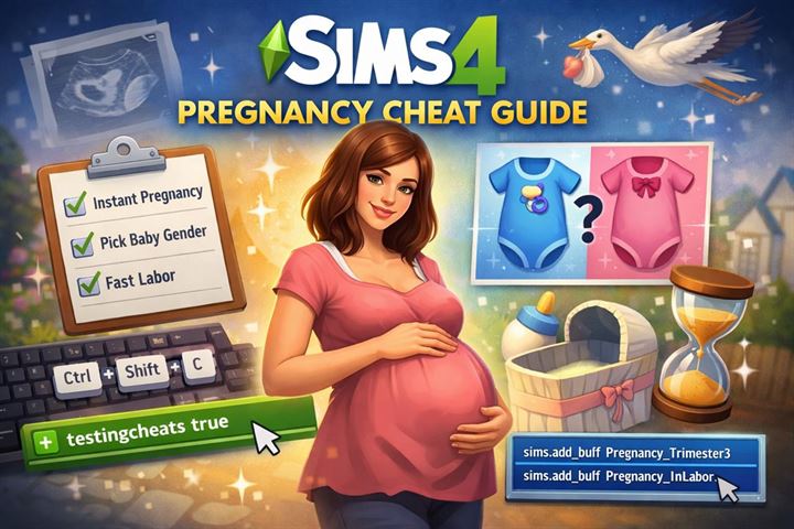 Sims 4 pregnancy cheat guide